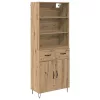  Magasfiú fiókkal Artisan tölgy 69,5 x 32,5 x 180 cm Faanyag