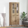  Magasfiú fiókkal 2 pcs Artisan tölgy 69,5 x 34 x 180 cm Faanyag