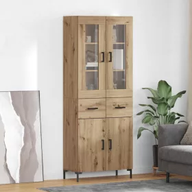    Magasfiú fiókkal 2 pcs Artisan tölgy 69,5 x 34 x 180 cm Faanyag