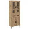  Magasfiú fiókkal 2 pcs Artisan tölgy 69,5 x 34 x 180 cm Faanyag