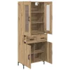  Magasfiú fiókkal 2 pcs Artisan tölgy 69,5 x 34 x 180 cm Faanyag