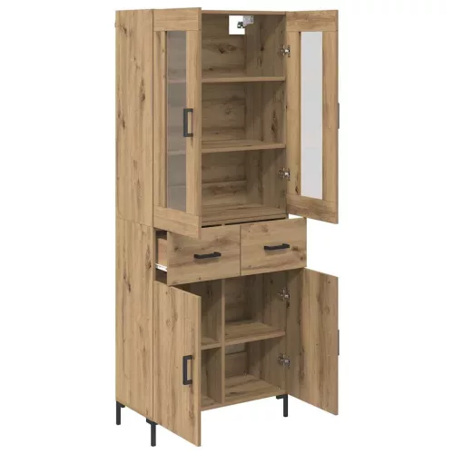  Magasfiú fiókkal 2 pcs Artisan tölgy 69,5 x 34 x 180 cm Faanyag