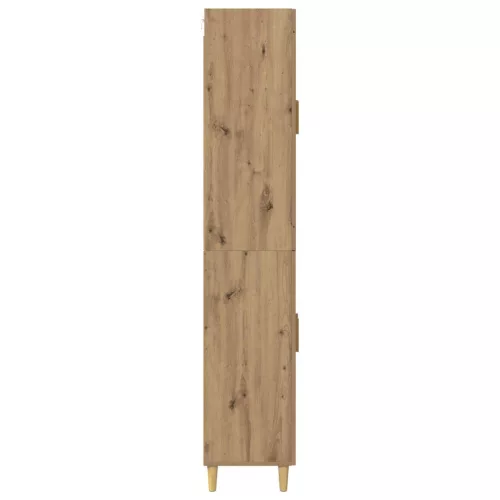  Magasfiú Artisan tölgy 69,5 x 34 x 180 cm Műanyag Fa és Üveg