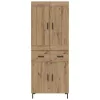  Magasfiú fiókkal Artisan tölgy 69,5 x 34 x 180 cm Faanyag