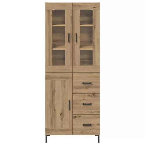  Magasfiú fiókkal 2 pcs Artisan tölgy 69,5 x 34 x 180 cm Faanyag