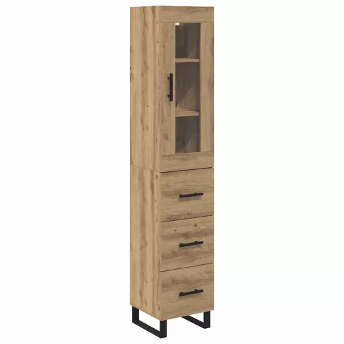  Magasfiú fiókkal Artisan tölgy 69,5 x 34 x 180 cm Faanyag