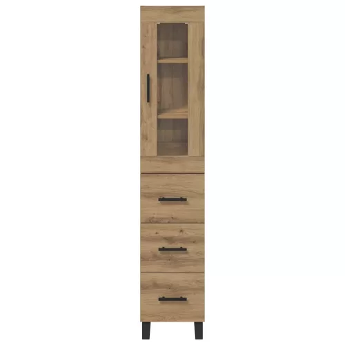  Magasfiú fiókkal Artisan tölgy 69,5 x 34 x 180 cm Faanyag