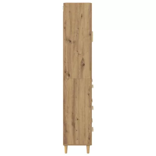  Magasfiú Artisan tölgy 69,5 x 34 x 180 cm Műanyag Fa és Üveg