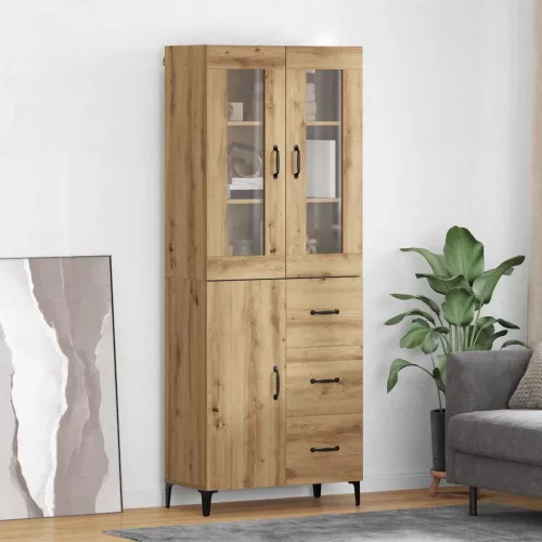  Magasfiú fiókkal Artisan tölgy 69,5 x 34 x 180 cm Faanyag