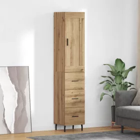    Magasfiú fiókkal Artisan tölgy 34,5 x 34 x 180 cm Faanyag