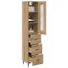  Magasfiú fiókkal Artisan tölgy 34,5 x 34 x 180 cm Faanyag