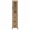 Magasfiú fiókkal Artisan tölgy 34,5 x 34 x 180 cm Faanyag