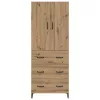  Magasfiú fiókkal Artisan tölgy 69,5 x 34 x 180 cm Faanyag