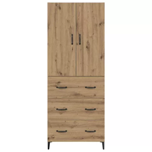  Magasfiú fiókkal Artisan tölgy 69,5 x 34 x 180 cm Faanyag