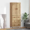 Magasfiú fiókkal Artisan tölgy 69,5 x 34 x 180 cm Faanyag