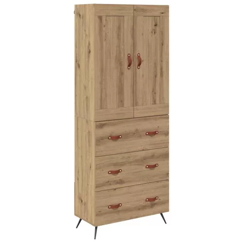  Magasfiú fiókkal Artisan tölgy 69,5 x 34 x 180 cm Faanyag
