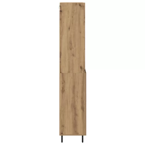  Magasfiú Artisan tölgy 69,5 x 34 x 180 cm Műanyag Fa és Üveg
