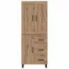  Magasfiú fiókkal Artisan tölgy 69,5 x 34 x 180 cm Faanyag