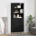 Magasfiú 2 pcs Fekete tölgy 69,5 x 34 x 180 cm Faanyag