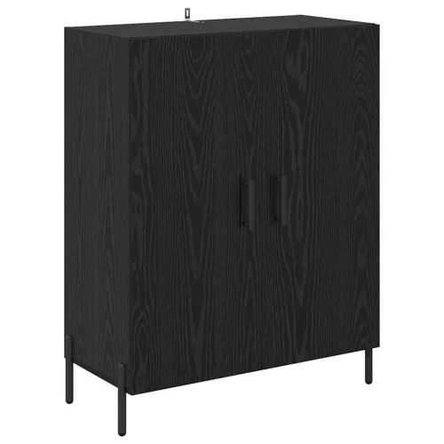  Magasfiú 2 pcs Fekete tölgy 69,5 x 34 x 180 cm Faanyag