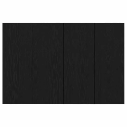  Fejtámla Szekrénnyel fiókkal 3 pcs Fekete tölgy Faanyag