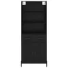  Magasfiú fiókkal Musta tammi 69,5 x 34 x 180 cm Faanyag