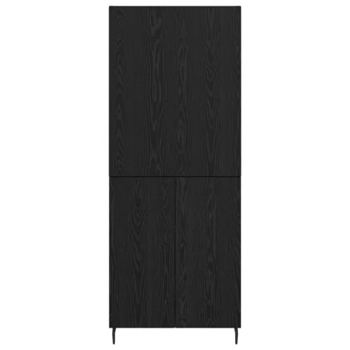  Magasfiú Musta tammi 69,5 x 34 x 180 cm Műanyag Fa és Üveg