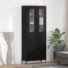  Magasfiú fiókkal Fekete tölgy 69,5 x 34 x 180 cm Faanyag