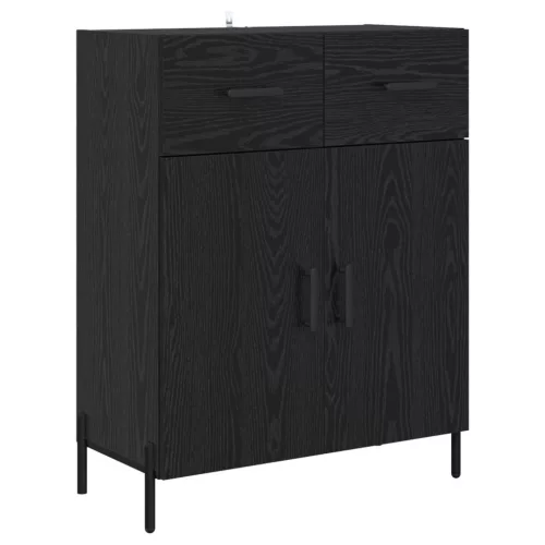  Magasfiú fiókkal Fekete tölgy 69,5 x 34 x 180 cm Faanyag
