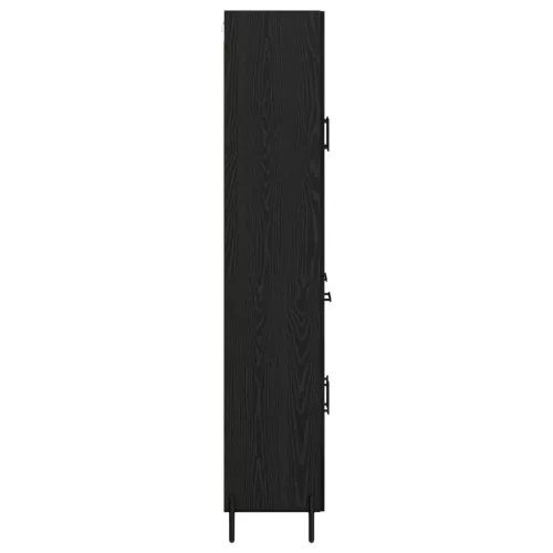  Magasfiú fiókkal Fekete tölgy 69,5 x 34 x 180 cm Faanyag