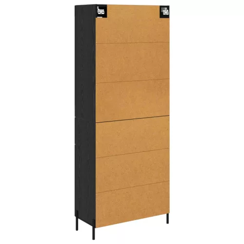  Magasfiú fiókkal Fekete tölgy 69,5 x 34 x 180 cm Faanyag