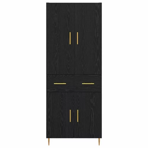 Magasfiú fiókkal Fekete tölgy 69,5 x 34 x 180 cm Faanyag