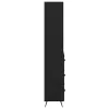  Magasfiú fiókkal 2 pcs Musta tammi 69,5 x 34 x 180 cm Faanyag