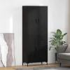  Magasfiú fiókkal Fekete tölgy 69,5 x 34 x 180 cm Faanyag
