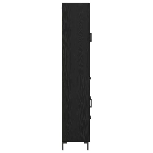  Magasfiú fiókkal Fekete tölgy 69,5 x 34 x 180 cm Faanyag