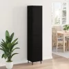  Magasfiú fiókkal Fekete tölgy 34,5 x 34 x 180 cm Faanyag