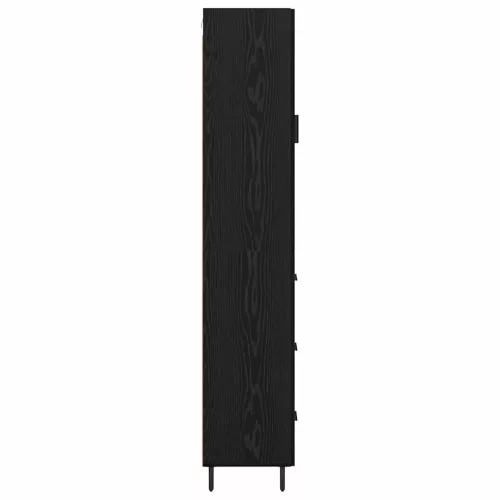  Magasfiú fiókkal Fekete tölgy 34,5 x 34 x 180 cm Faanyag