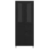  Magasfiú fiókkal Fekete tölgy 69,5 x 34 x 180 cm Faanyag
