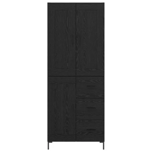  Magasfiú fiókkal Fekete tölgy 69,5 x 34 x 180 cm Faanyag