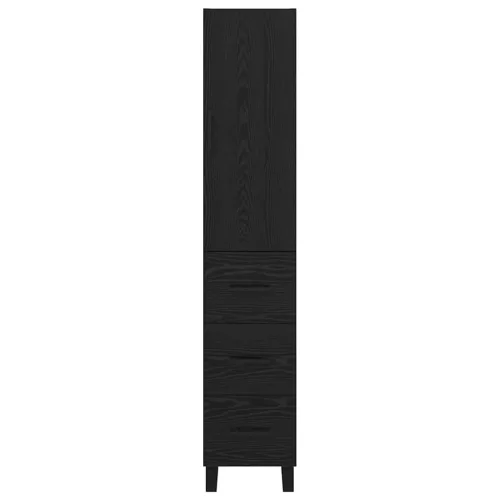  Magasfiú fiókkal Fekete tölgy 34,5 x 34 x 180 cm Faanyag