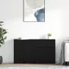  Oldalszekrények 3 pcs Musta tammi 69,5 x 34 x 180 cm Faanyag
