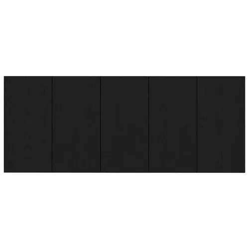  Fejtámla Szekrénnyel fiókkal 3 pcs Fekete tölgy Faanyag