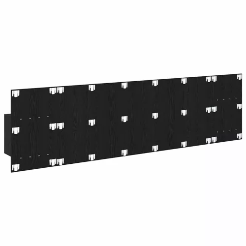  Fejtámla Szekrénnyel fiókkal 3 pcs Fekete tölgy Faanyag