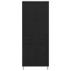  Magasfiú fiókkal Fekete tölgy 69,5 x 34 x 180 cm Faanyag