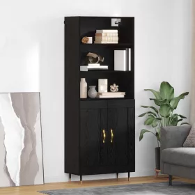  Magasfiú 2 pcs Musta tammi 69,5 x 34 x 180 cm Faanyag