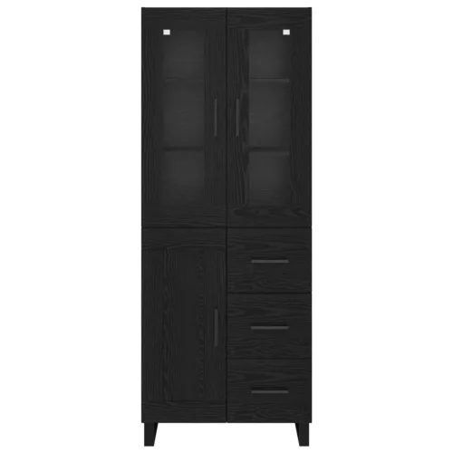  Magasfiú fiókkal Fekete tölgy 69,5 x 34 x 180 cm Faanyag