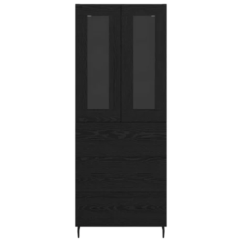  Magasfiú fiókkal Fekete tölgy 69,5 x 34 x 180 cm Faanyag