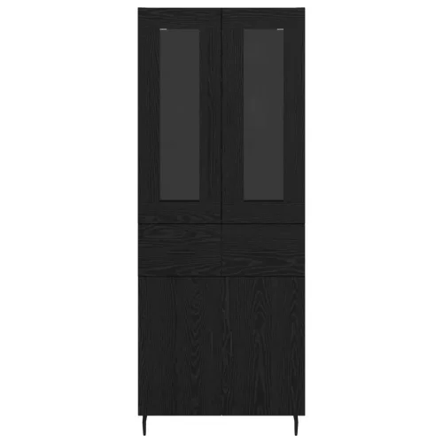  Magasfiú fiókkal Fekete tölgy 69,5 x 34 x 180 cm Faanyag