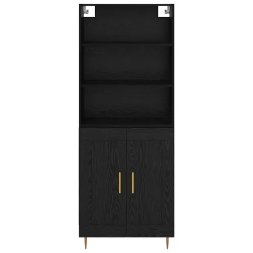  Magasfiú fiókkal Fekete tölgy 69,5 x 34 x 180 cm Faanyag