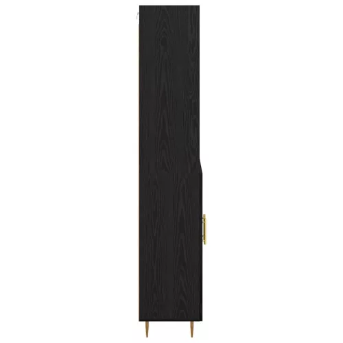  Magasfiú fiókkal Fekete tölgy 69,5 x 34 x 180 cm Faanyag